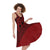 Polynesian Red Midi Dress LT9 - Polynesian Pride