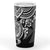 Wallis and Futuna Polynesian Tumbler - White - Polynesian Turtle One Style Black - Polynesian Pride