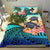 Kanaka Maoli (Hawaiian) Bedding Set - Polynesian Turtle Coconut tree And Orchids - Polynesian Pride