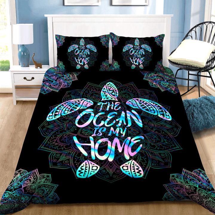 Hawaii Turtle Mandala Bedding Set - Be Unique - AH Black - Polynesian Pride