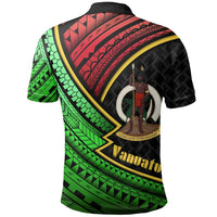 Vanuatu Polo Shirt Vanuatuan Lauhala Polynesian - Polynesian Pride
