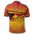 Custom Papua New Guinea Polo Shirt Flag Tapa Pattern Stronic Style - Polynesian Pride