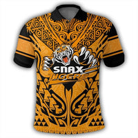 Lae Snax Tigers Polo Shirt Papuan - Polynesian Pride