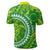 Cook Islands Polo Shirt Kuki Airani Green - Polynesian Pride