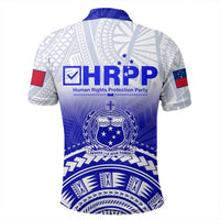 Samoa HRPP Polo Shirt Polynesian Pattern - Polynesian Pride
