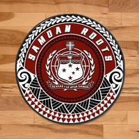 Samoa Home Set - Samoa Roots Round Carpet - Polynesian Pride