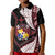 Tonga Emancipation Day Polo Shirt Kupesi Pattern No.1 Black LT9 Kid - Polynesian Pride