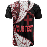 Custom Tonga Emancipation Day T Shirt Kupesi Pattern No.1 Black LT9 - Polynesian Pride