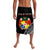 Custom Tonga Lavalava Tongan Pattern Blithesome Version Black LT13 Black - Polynesian Pride