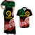 Vanuatu Matching Hawaiian Shirt and Dress Polynesian Flower Tribal LT9 Green - Polynesian Pride