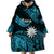 (Custom Personalised) Nauru Polynesian Hibiscus Naoero Turquoise Wearable Blanket Hoodie LT14 - Polynesian Pride