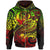 Pohnpei Zip up Hoodie Reggae Shark Polynesian Tattoo Unisex Reggae - Polynesian Pride