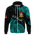 Custom Ribaberiki Kiribati Coat of Arms Mix Cyan Polynesian Hoodie LT14 - Polynesian Pride