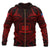 Samoa Polynesian Zip up Hoodie Samoa Red Seal Unisex Red - Polynesian Pride