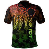Cook Islands Custom Polo Polynesian Wings (Reggae) Unisex Reggae - Polynesian Pride