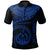 Vanuatu Polynesian Custom Polo Shirt Vanuatu Waves (Blue) Unisex Blue - Polynesian Pride