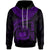 Polynesian Samoa Custom Hoodie Samoan Waves (Purple) Unisex Purple - Polynesian Pride