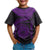 American Samoa Polynesian Custom T Shirt American Samoan Waves (Purple) - Polynesian Pride