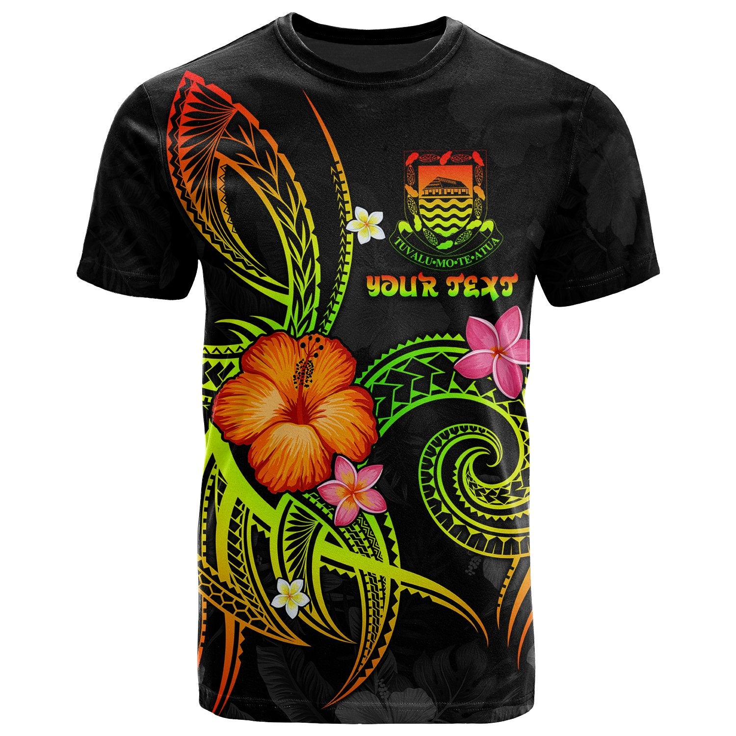 Tuvalu Polynesian Custom T Shirt Legend of Tuvalu (Reggae) Unisex Art - Polynesian Pride