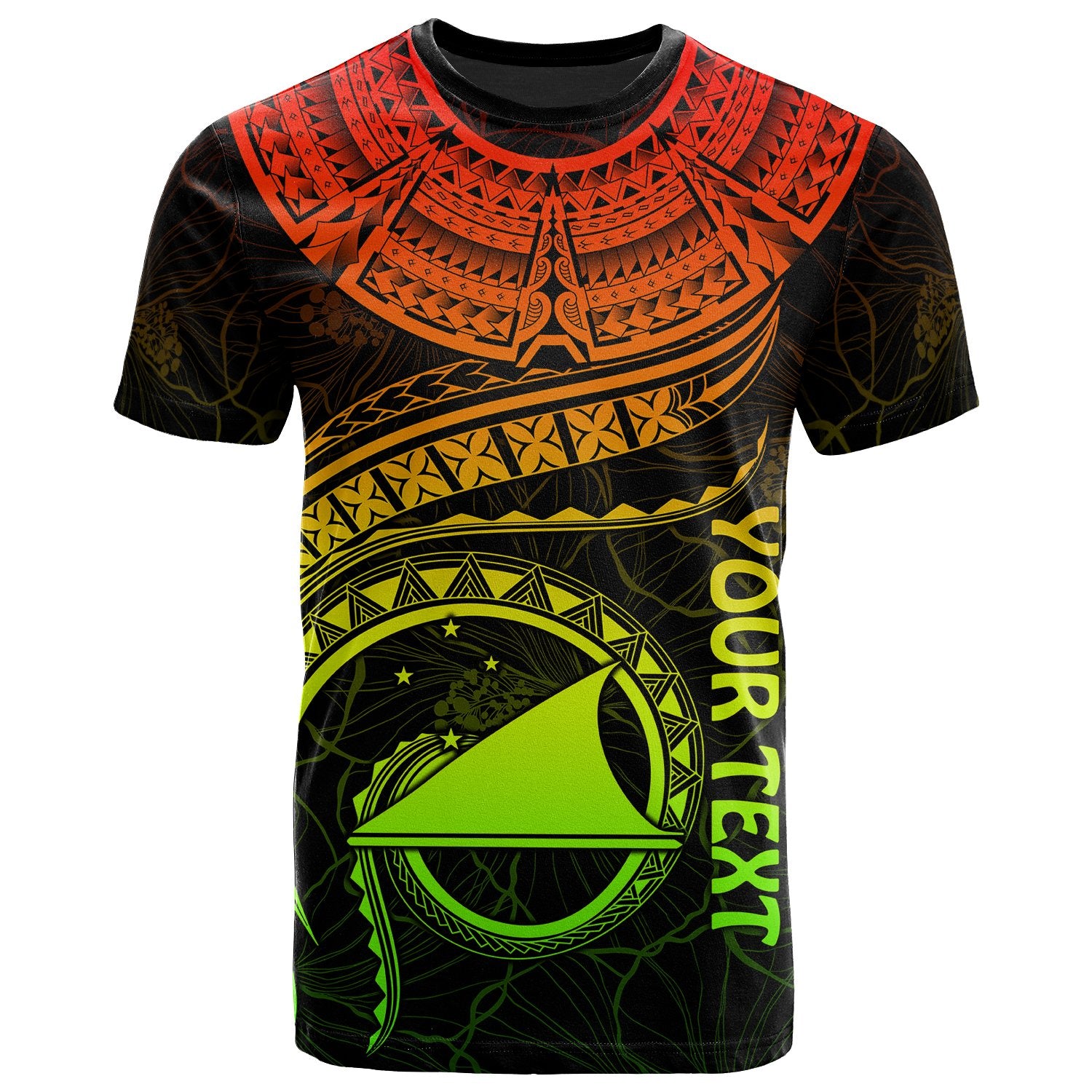 Tokelau Polynesian Custom T Shirt Tokelau Waves (Reggae) Unisex Art - Polynesian Pride