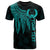 Pohnpei Custom T Shirt Polynesian Wings (Turquoise) Unisex Turquoise - Polynesian Pride