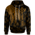 Kosrae Custom Hoodie Polynesian Wings (Golden) Unisex Golden - Polynesian Pride