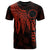 Cook Islands Custom T Shirt Polynesian Wings (Red) Unisex Red - Polynesian Pride