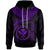 Polynesian Hawaii Kanaka Maoli Custom Hoodie Hawaiian Waves (Purple) Unisex Purple - Polynesian Pride