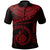 New Caledonia Polynesian Custom Polo Shirt Polynesian Waves (Red) Unisex Red - Polynesian Pride