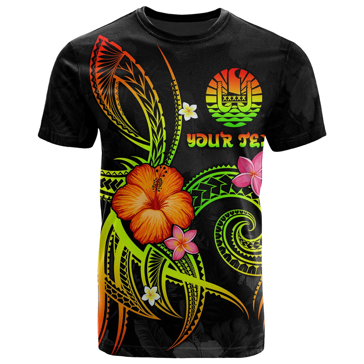 Polynesian Tahiti Custom T Shirt Legend of Tahiti (Reggae) Unisex Art - Polynesian Pride