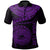 American Samoa Polynesian Custom Polo Shirt American Samoan Waves (Purple) Unisex Purple - Polynesian Pride