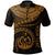 Vanuatu Polynesian Custom Polo Shirt Vanuatu Waves (Golden) Unisex Golden - Polynesian Pride