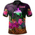 Papua New Guinea Custom Polo Summer Hibiscus Unisex Reggae - Polynesian Pride