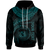 Polynesian Hawaii Custom Hoodie Hawaiian Waves (Turquoise) Unisex Turquoise - Polynesian Pride