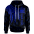 Samoa Custom Hoodie Polynesian Wings (Blue) Unisex Blue - Polynesian Pride