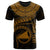 Tokelau Polynesian Custom T Shirt Tokelau Waves (Golden) Unisex Golden - Polynesian Pride