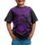 Nauru Polynesian Custom T Shirt Nauru Waves (Purple) - Polynesian Pride