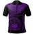 Polynesian Samoa Custom Polo Shirt Samoan Waves (Purple) Unisex Purple - Polynesian Pride