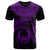 Pohnpei Polynesian Custom T Shirt Pohnpei Waves (Purple) Unisex Purple - Polynesian Pride