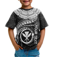 Polynesian Hawaii Kanaka Maoli Custom T Shirt Hawaiian Waves (White) - Polynesian Pride