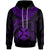 Wallis and Futuna Polynesian Custom Hoodie Wallis and Futuna Waves (Purple) Unisex Purple - Polynesian Pride