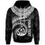 Vanuatu Polynesian Custom Hoodie Vanuatu Waves (White) Unisex White - Polynesian Pride