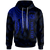 Polynesian Hawaii Custom Hoodie Polynesian Wings (Blue) Unisex Blue - Polynesian Pride