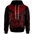 Polynesian Hawaii Custom Hoodie Maui Polynesian Waves (Red) Unisex Red - Polynesian Pride