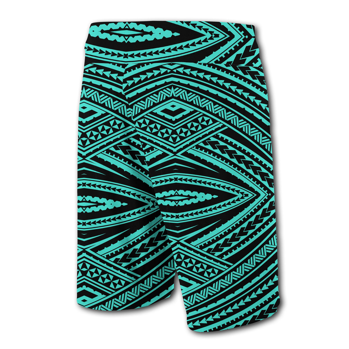 Hawaii Polynesian Tatau Board Shorts Turquoise - Polynesian Pride