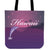 Hawaii Dolphin Violet Background Tote Bag Tote Bag One Size Violet - Polynesian Pride