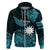 Custom Nauru Polynesian Hoodie Hibiscus Naoero Turquoise LT14 - Polynesian Pride