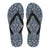 Polynesian Culture Blue White Flip Flops Women's Flip Flops - Black - 3 - Polynesian Pride