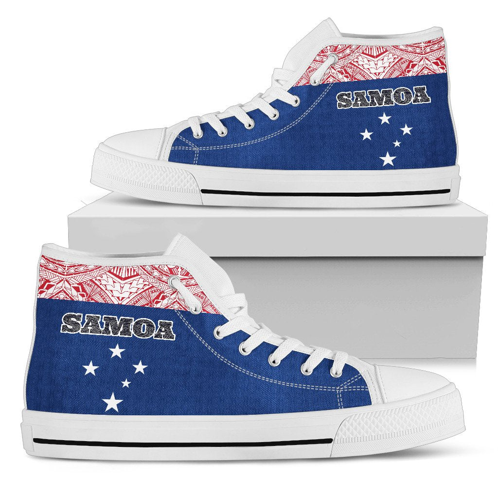 Samoa High Top Shoes - Polynesian Design - Polynesian Pride