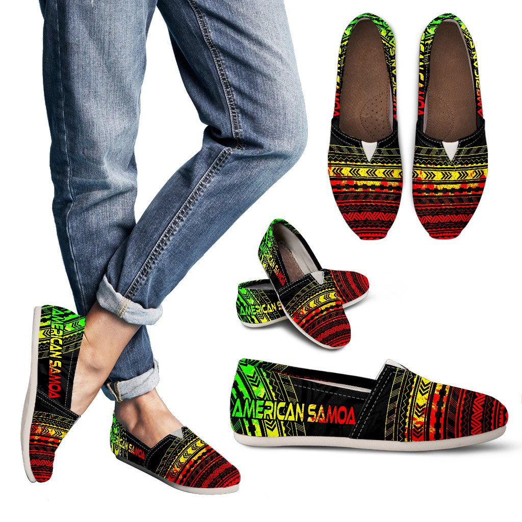 American Samoa Casual Shoes - Polynesian Reggae Chief Version Women Reggae - Polynesian Pride